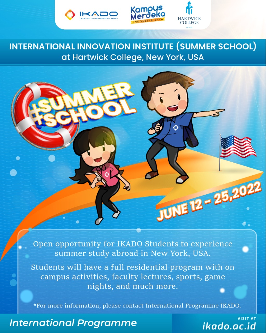Summer School Program di Hartwick College, New York, USA